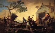 Francisco Goya Fight at the New Inn oil